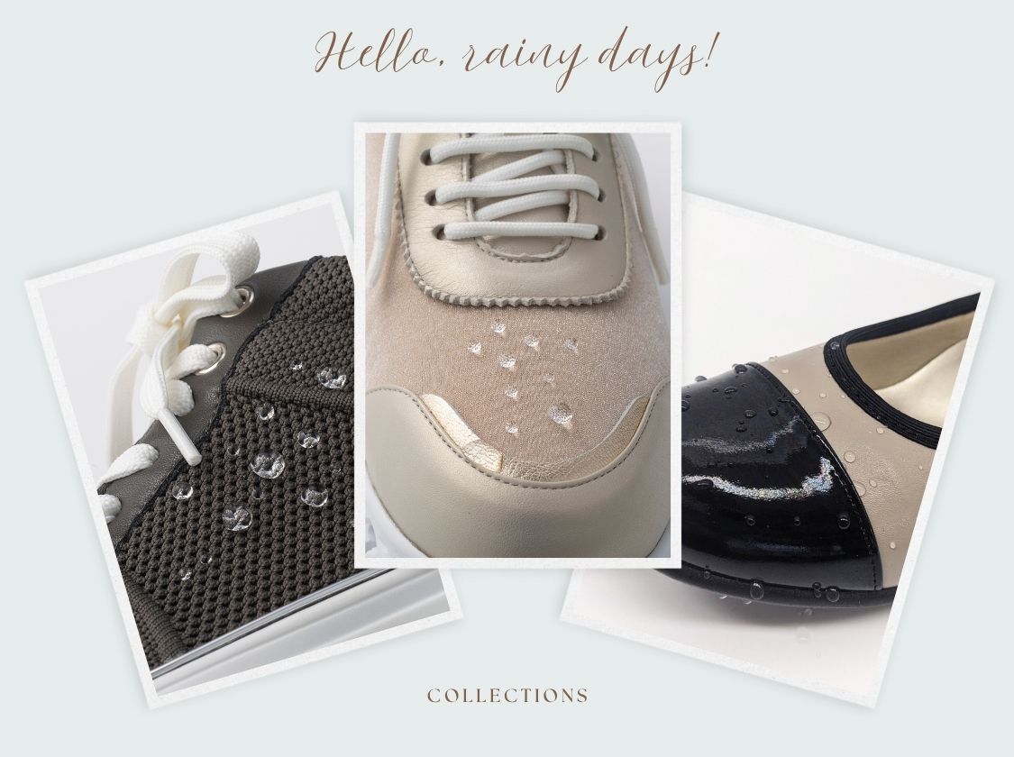 水や汚れを弾く晴雨兼用の撥水シューズ特集