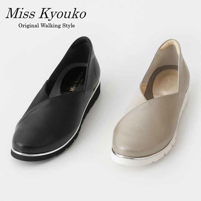 107522】撥水ストレッチコンビシューズ 4E Miss Kyouko | MissKyouko